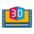 3d Film icon