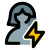 Flash logotype used for profile pictures as a indication of energized icon