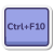 Ctrl 加 F10 键 icon