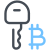Bitcoin-Schlüssel icon