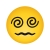 cara-con-ojos-en-espiral-emoji icon