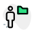 Employee sharing a single folder on an online server icon