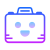 Icono de la cámara con cara icon