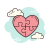 Puzzle de coeur icon