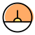 Analog gauge meter for speed test measurement icon