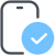 Smartphone Checked icon