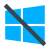 No Windows 10 icon