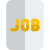 cartão-de-trabalho-externo-para-o-novo-funcionário-isolado-em-um-fundo-branco-empregos-shadow-tal-revivo icon