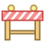 Дорожное заграждение icon