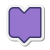 Фиолетовый блок icon