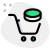 Purchasing a medicine over-the-counter isolate white background icon