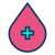 sangue externo-caridade-kiranshastry-linear-cor-kiranshastry icon