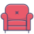 Armchair icon