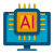 Computer Artificial Intelligence icon