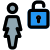 Unlocking the access to the businesswoman list from web portal icon