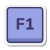 Клавиша F1 icon