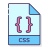 CSS Filetype icon
