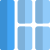 Left bar layout with vertical column design icon