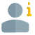 Information of an online user I button placement icon