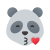 Поцелуй панды icon