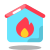 Feuerwehrstation icon