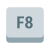 Клавиша F8 icon