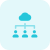 Cloud space membership shared between multiple users icon