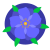 Blue Flower icon