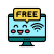 Free WiFi icon