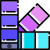 Palette de couleurs icon