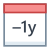 Minus 1 Year icon