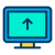 Monitor Upload icon