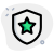 Law enforcement police uniform star shield badge icon