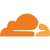 Cloudflare provides content delivery network services, DDoS mitigation. icon