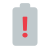 batteria di avvertimento icon