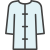 Hospital gown icon