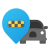 タクシー車のキャブの輸送車の輸送サービスのアプリケーション06 icon