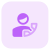 Calling a contact for services and other works icon