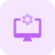 Desktop computer operating system setting and maintenance icon