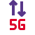 Next generation high speed fifth generation connectivity icon