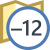Fuso horário -12 icon