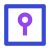 Keyhole square icon