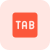 tasto-funzione-tab-esterno-per-passare-al-menu-successivo-tastiera-tritone-tal-revivo icon