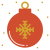 christmas ball icon
