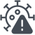 코로나바이러스 경고 icon