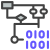 Flow Chart Binary icon