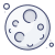 외부-달-우주-천문학-마이크로도트-프리미엄-마이크로도트-그래픽 icon