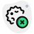 Killing a virus with multiple drugs combination icon
