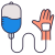 Intravenous Saline Drip icon