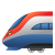 emoji de tren de alta velocidad icon